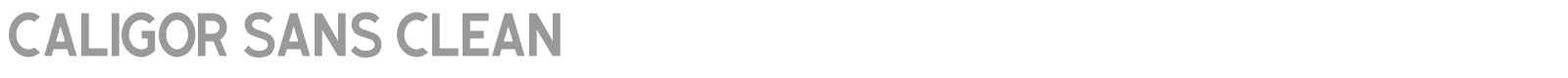 Caligor Sans font preview